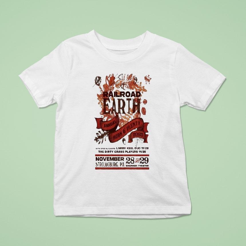 Railroad Earth November Sherman Theater Stroudsburg Pa T Shirt Railroad Earth November Sherman Theater Stroudsburg Pa T Shirt