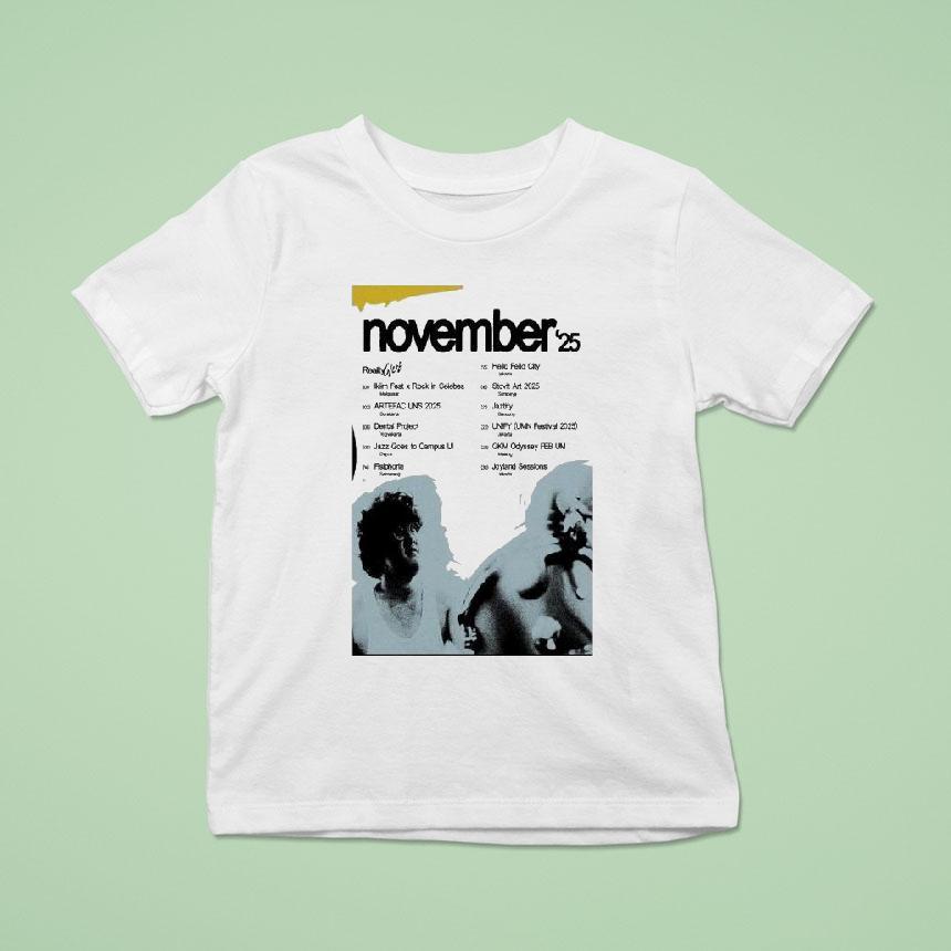 Reality Club November Tour T Shirt Reality Club November Tour T Shirt