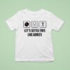 Rock Paper Scissors Let S Settle This Like Adults T Shirt