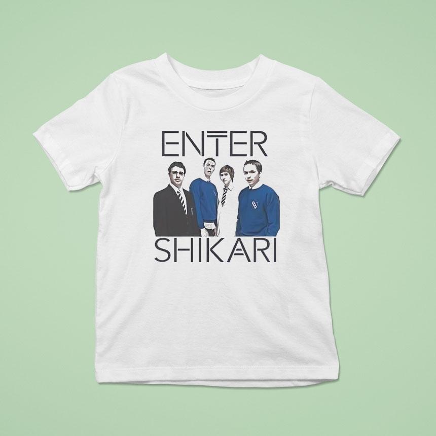 Rou Reynolds Chris Batten Rob Rolfe And Rory Clewlow Enter Shikari Friends T Shirt Rou Reynolds Chris Batten Rob Rolfe And Rory Clewlow Enter Shikari Friends T Shirt