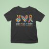 San Diego Padres Peace Love Autism T Shirt