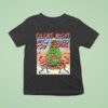 Silent Night Fight Christmas Cartoon T Shirt