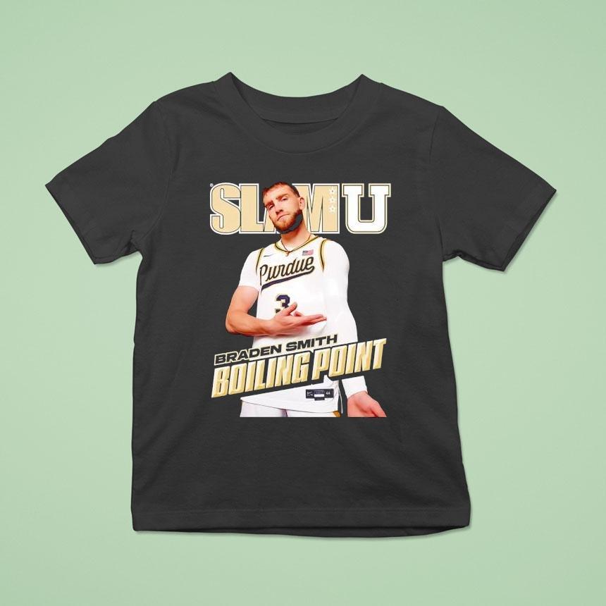 Slamu Braden Smith Boiling Point Purdue Boilermakers Basketball T Shirt Slamu Braden Smith Boiling Point Purdue Boilermakers Basketball T Shirt