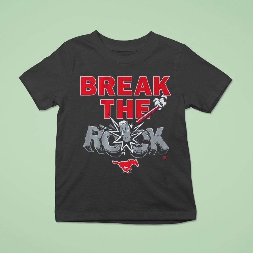 Smu Football Break The Rock T Shirt Smu Football Break The Rock T Shirt
