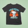 Snoopy Life Is Better With Miami Dolphins T Shirt