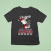 Snoopy Santa X Los Angeles Dodgers World Series Champions Trophy T Shirt