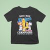 Snoopy X Los Angeles Dodgers World Series Champions T Shirt