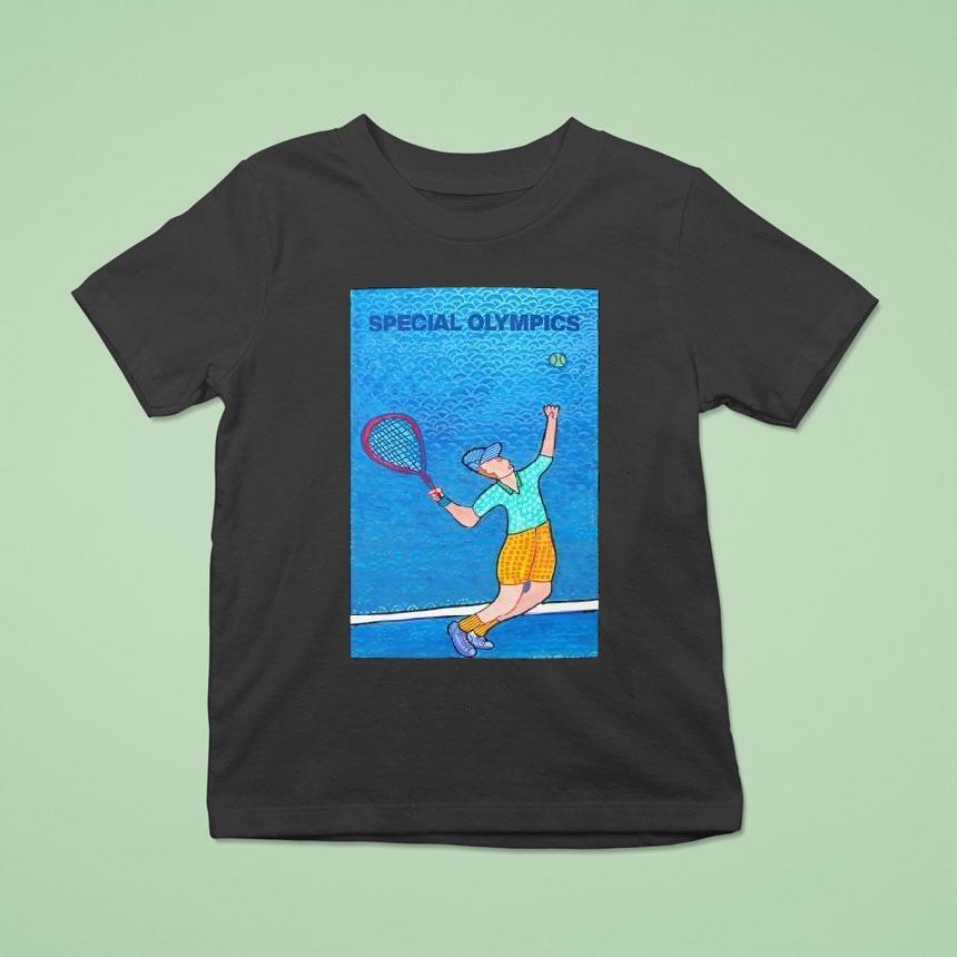Special Olympics Tennis Player T Shirt Special Olympics Tennis Player T Shirt