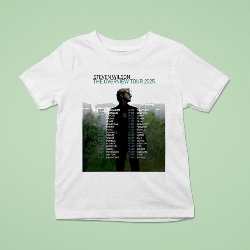 Steven Wilson The Overview Tour Dates In San Francisco Us On September Th T Shirt Steven Wilson The Overview Tour Dates In San Francisco Us On September Th T Shirt