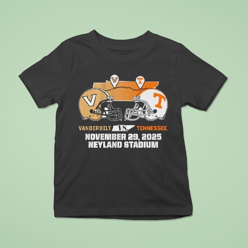 Tennessee Volunrs Vs Vanderbilt Commodores November Neyland Stadium Matchup T Shirt Tennessee Volunrs Vs Vanderbilt Commodores November Neyland Stadium Matchup T Shirt