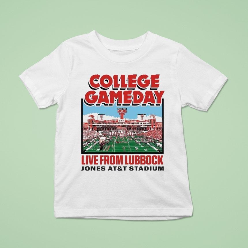Texas Tech Red Raiders College Gameday Live From Lubbock T Shirt Texas Tech Red Raiders College Gameday Live From Lubbock T Shirt