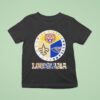 The Louisiana Sports Lsu Tigers X New Orleans Saints X Pelicans Logo T Shirt