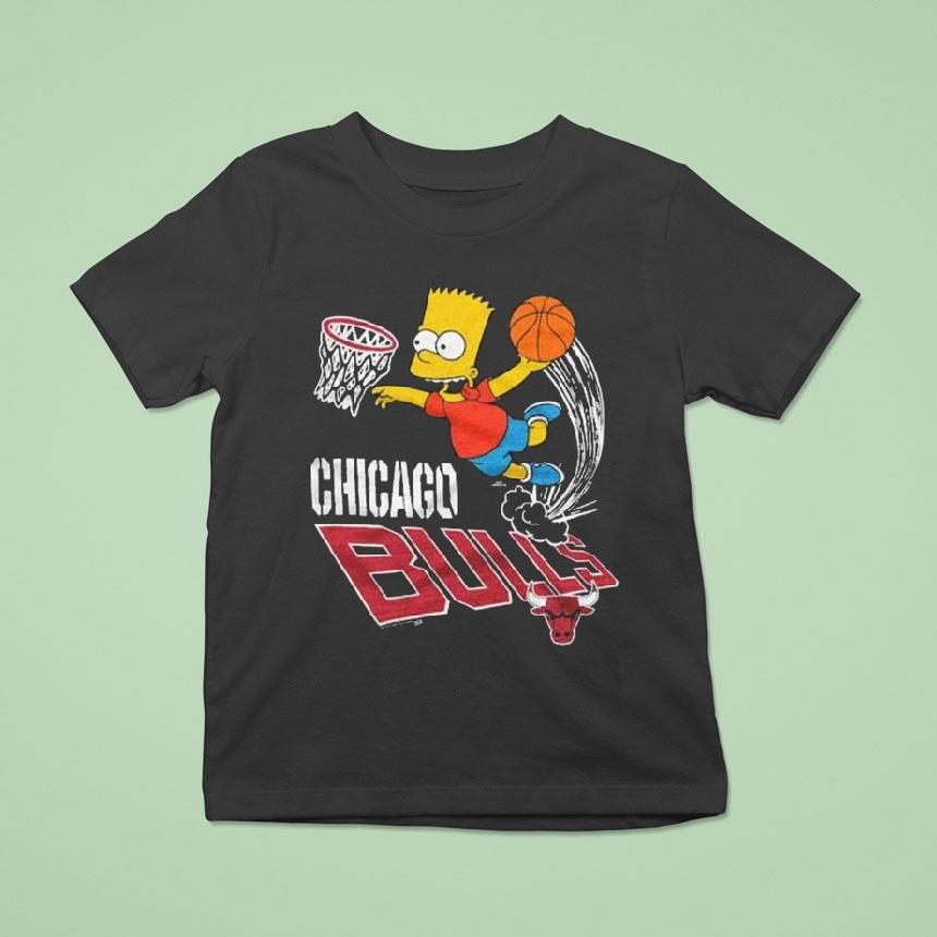 The Simpsons Bart X Chicago Bulls T Shirt The Simpsons Bart X Chicago Bulls T Shirt