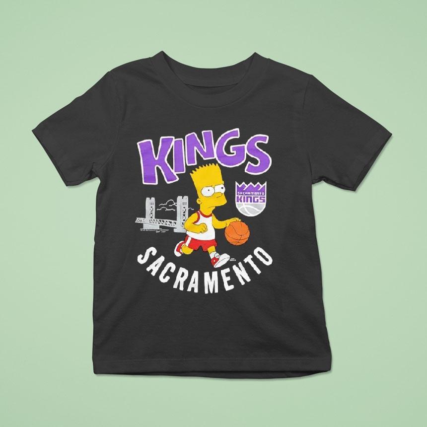 The Simpsons Bart X Sacramento Kings T Shirt The Simpsons Bart X Sacramento Kings T Shirt