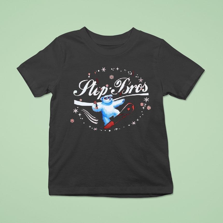 The Stepbros Sippin On The Slopes Bear T Shirt The Stepbros Sippin On The Slopes Bear T Shirt