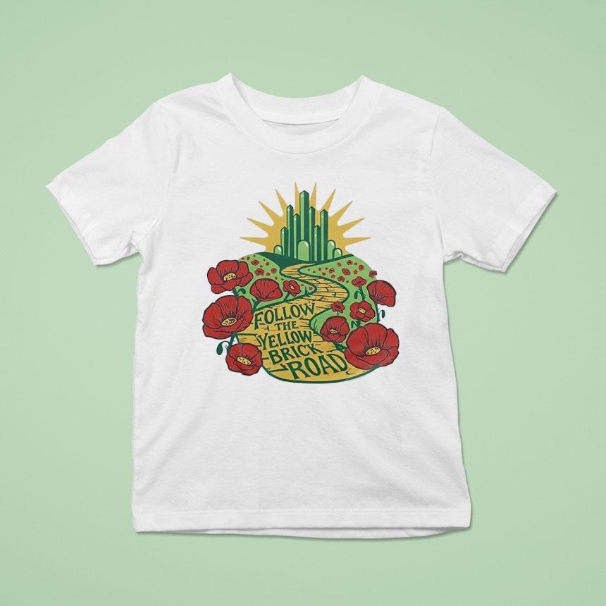 The Wizard Of Oz Follow The Yellow Brick Road T Shirt The Wizard Of Oz Follow The Yellow Brick Road T Shirt