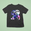 Three Pigeon Retro Moon Graphic T Shirt