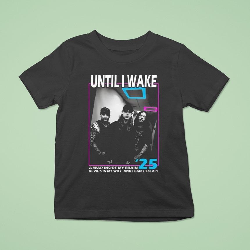 Until I Wake Retrowave Promo T Shirt Until I Wake Retrowave Promo T Shirt