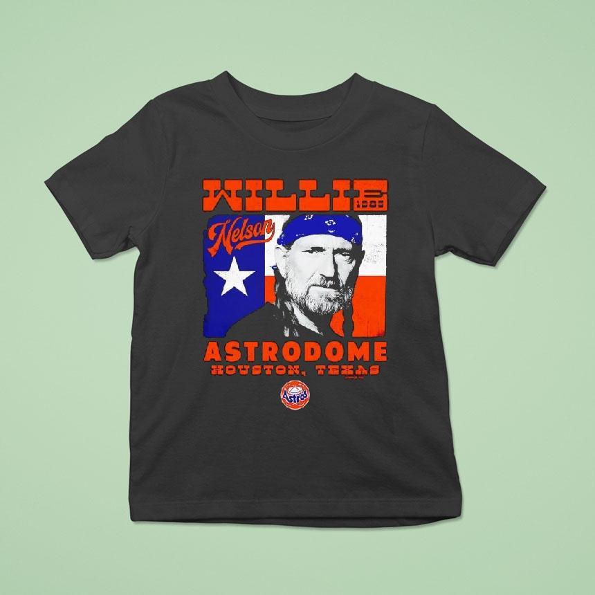 Willie Nelson X Houston Astros Astrodome Vintage T Shirt Willie Nelson X Houston Astros Astrodome Vintage T Shirt
