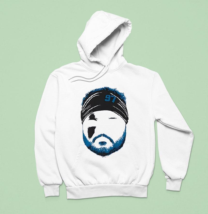 Aidan Hutchinson Blank Face Detroit Lions Football Hoodie Aidan Hutchinson Blank Face Detroit Lions Football Hoodie