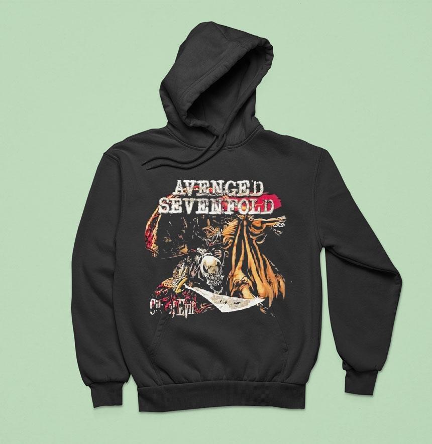 Avenged Sevenfold Album City Of Evil Graphic Hoodie Avenged Sevenfold Album City Of Evil Graphic Hoodie