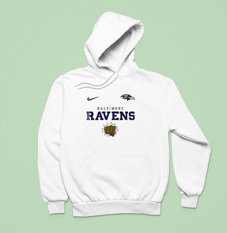 Baltimore Ravens X One Punch Man Go Ravens Hoodie Baltimore Ravens X One Punch Man Go Ravens Hoodie