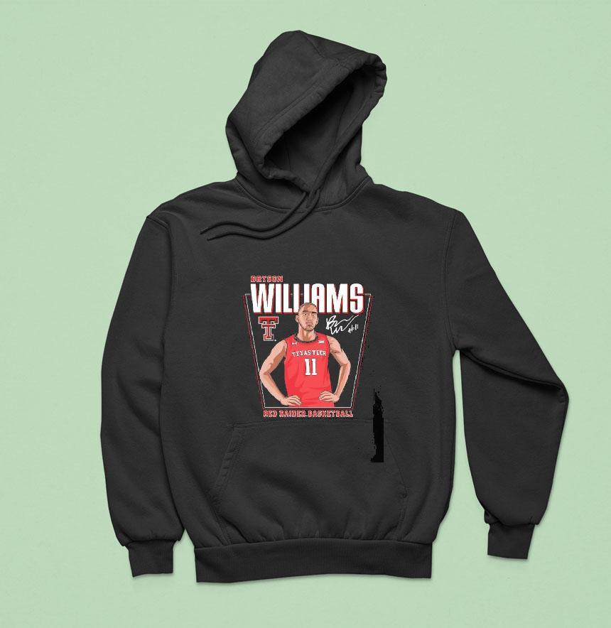 Bryson Williams Texas Tech Red Raiders Basketball Signature Hoodie Bryson Williams Texas Tech Red Raiders Basketball Signature Hoodie