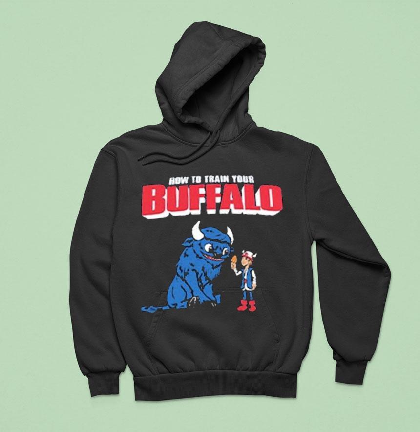Buffalo Bills How To Train Your Buffalo Masco Hoodie Buffalo Bills How To Train Your Buffalo Masco Hoodie