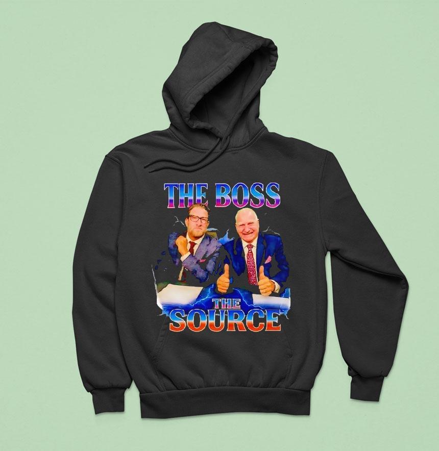 Dave Portnoy The Boss The Source Lightning Hoodie Dave Portnoy The Boss The Source Lightning Hoodie