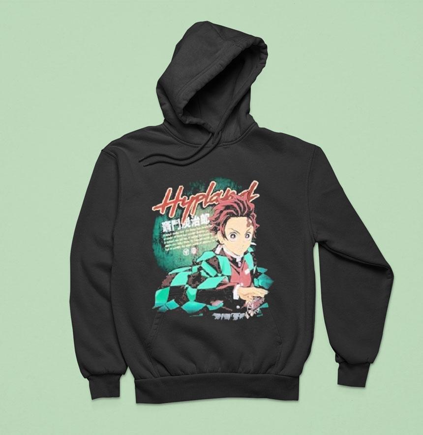 Demon Slayer Tanjiro Jumbo Hypland Hoodie Demon Slayer Tanjiro Jumbo Hypland Hoodie