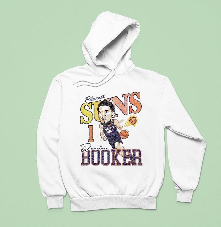 Devin Booker Phoenix Suns Caricature Fashion Player Hoodie Devin Booker Phoenix Suns Caricature Fashion Player Hoodie