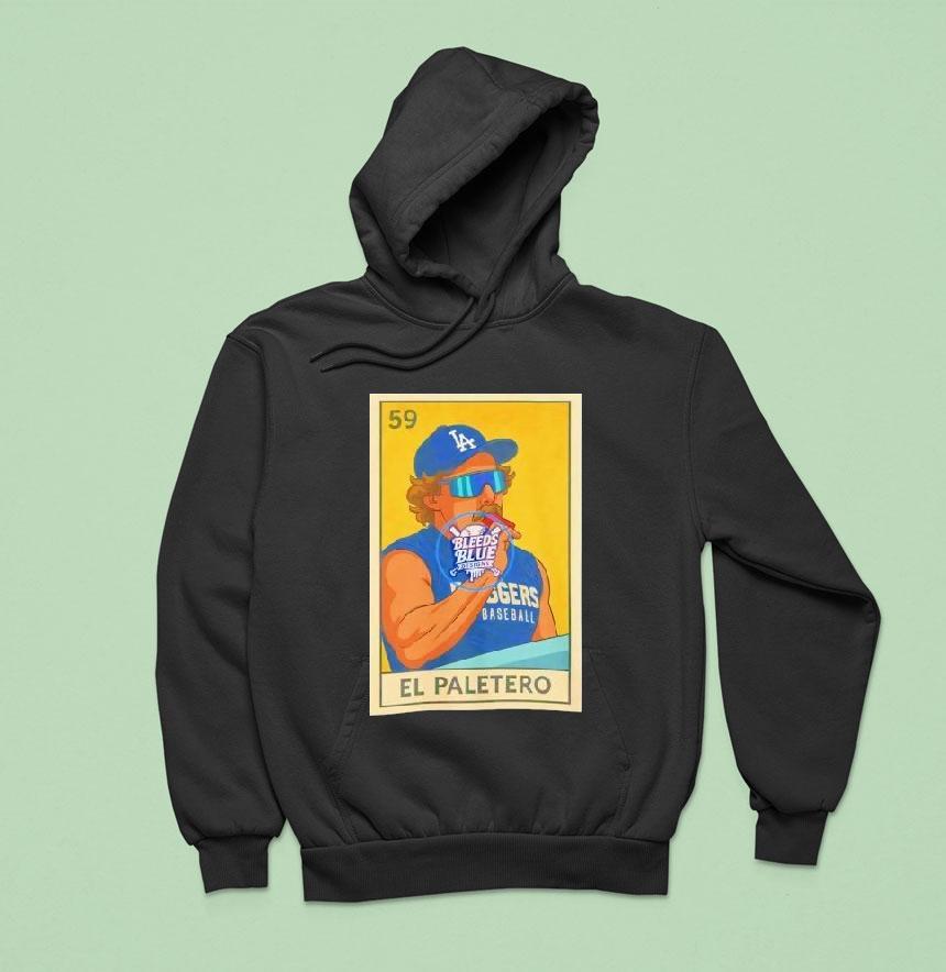 Dodgers Kike El Paletero Loteria Hoodie Dodgers Kike El Paletero Loteria Hoodie