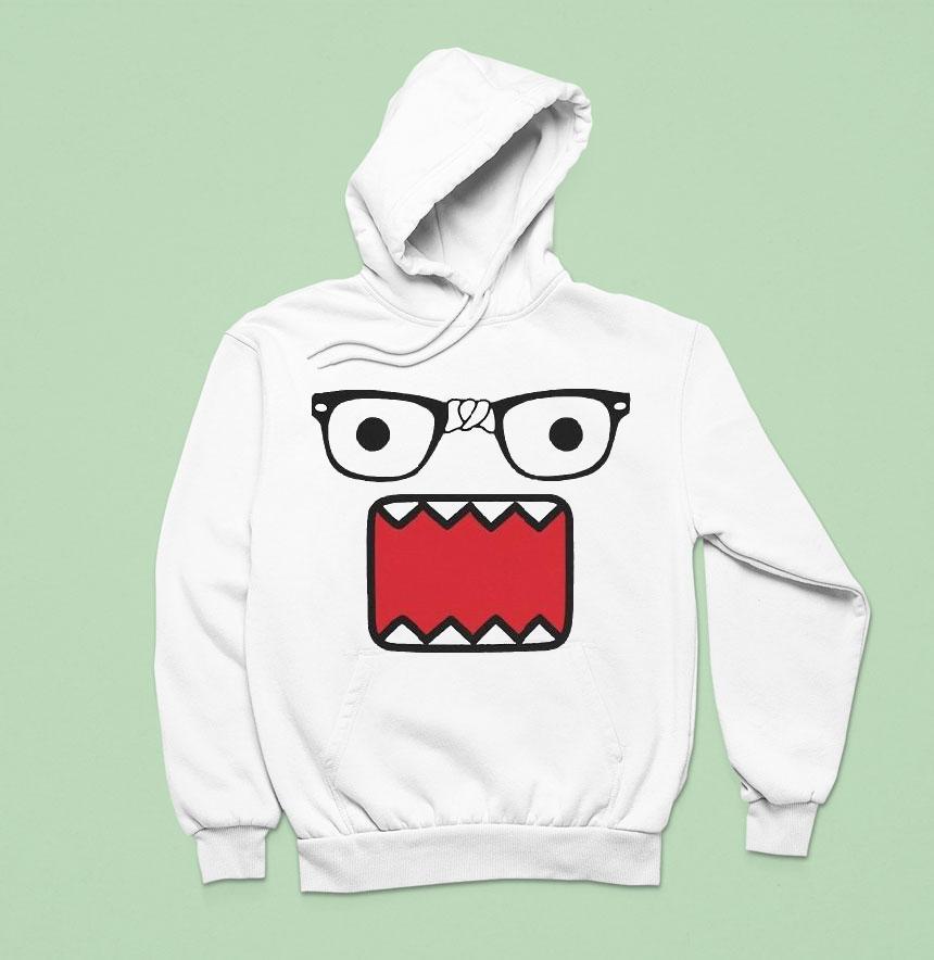 Domokun Nerd Glasses Hoodie Domokun Nerd Glasses Hoodie