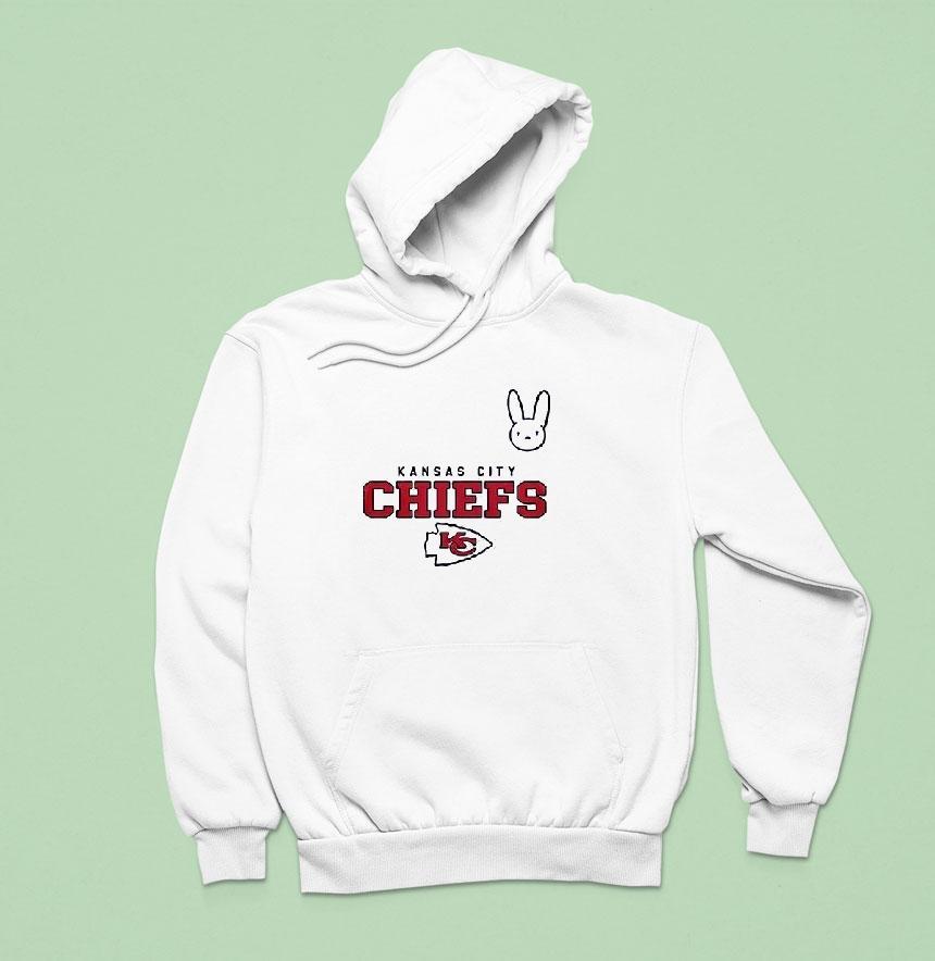 Dtmf Bad Bunny X Kansas City Chiefs Masco Hoodie Dtmf Bad Bunny X Kansas City Chiefs Masco Hoodie