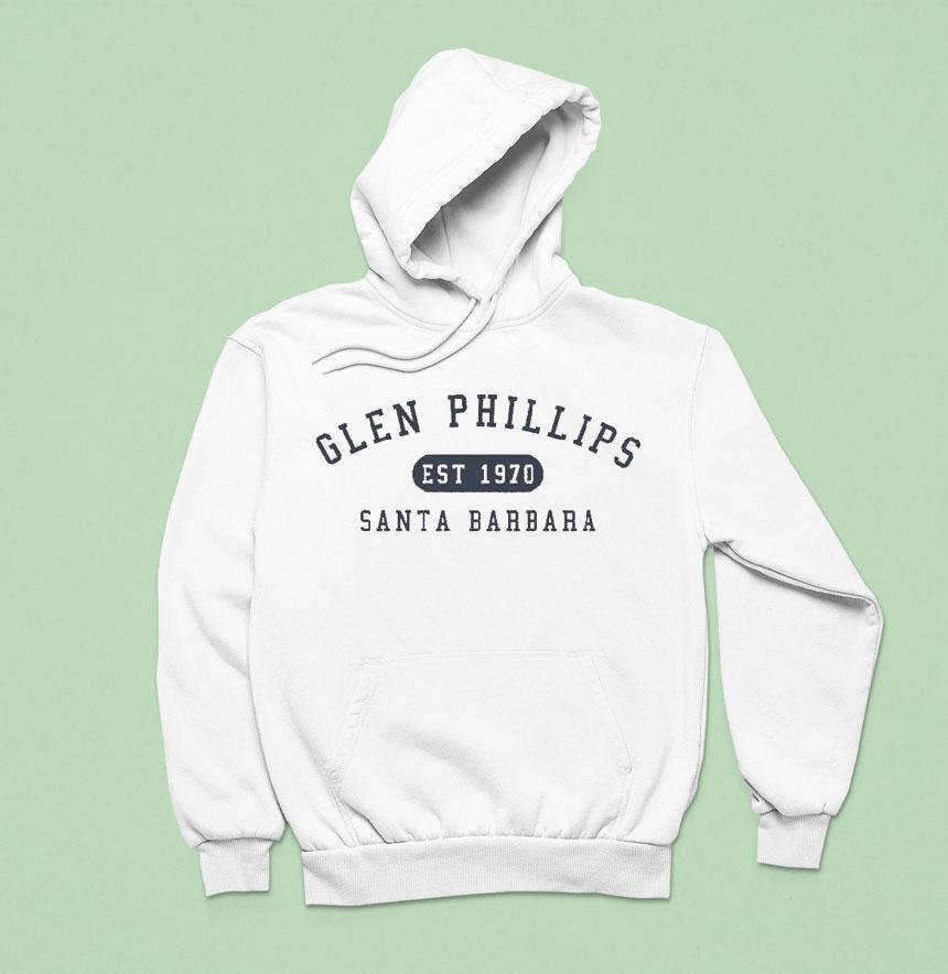 Glen Phillips Santa Barbara Est Hoodie Glen Phillips Santa Barbara Est Hoodie
