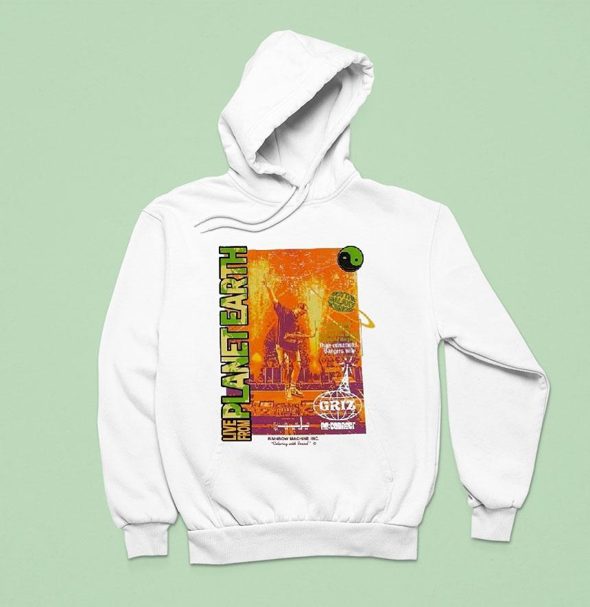 Griz Live From Planet Earth Hoodie Griz Live From Planet Earth Hoodie