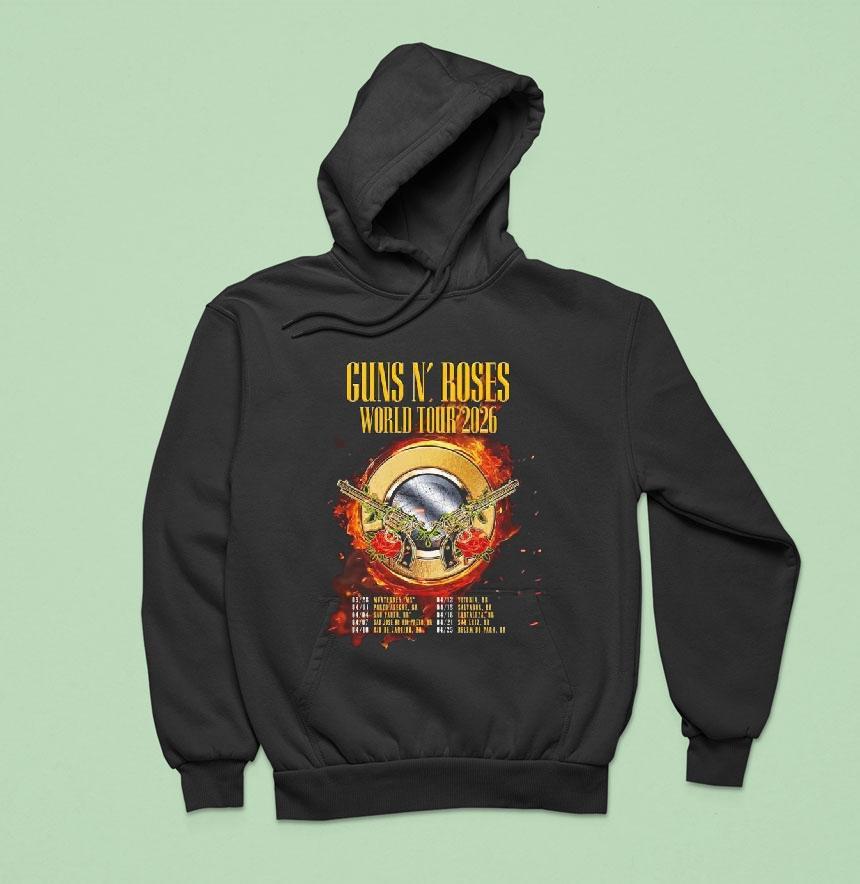Guns N Roses World Tour Latin America Hoodie Guns N Roses World Tour Latin America Hoodie