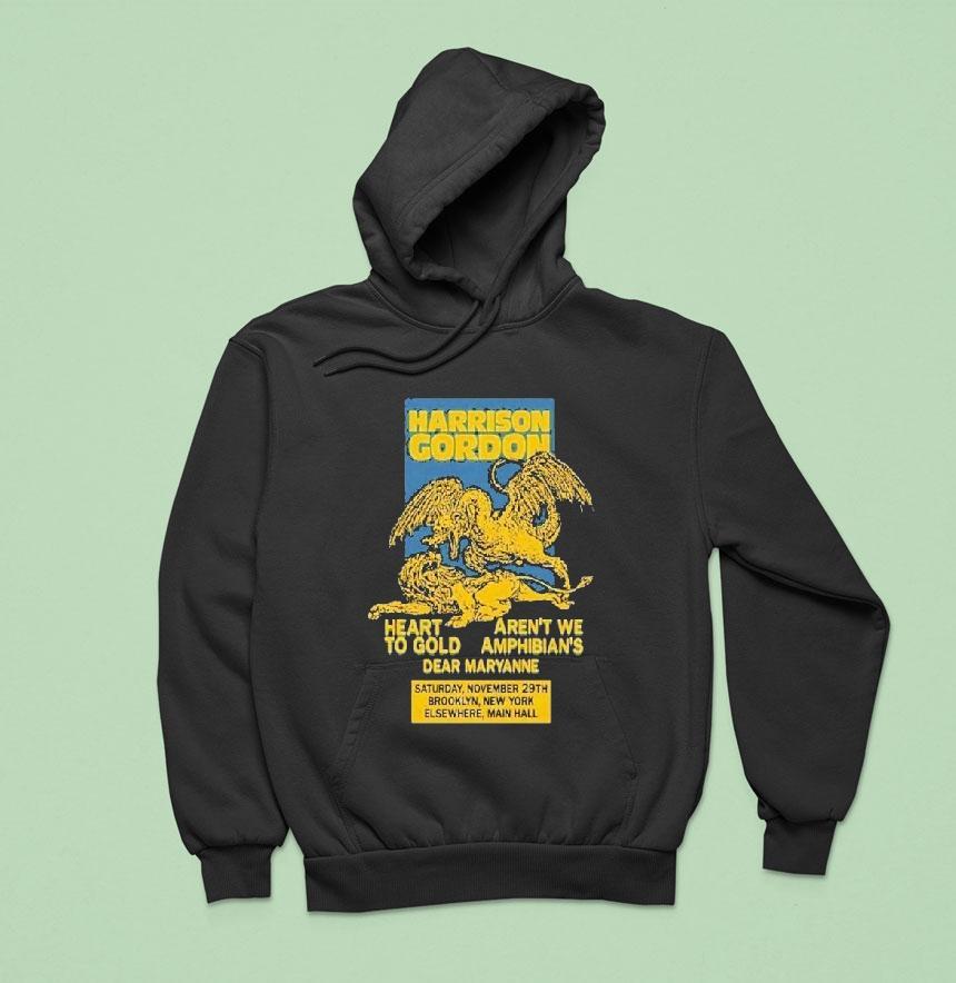 Harrison Gordon Brooklyn Ny November Tour Hoodie Harrison Gordon Brooklyn Ny November Tour Hoodie