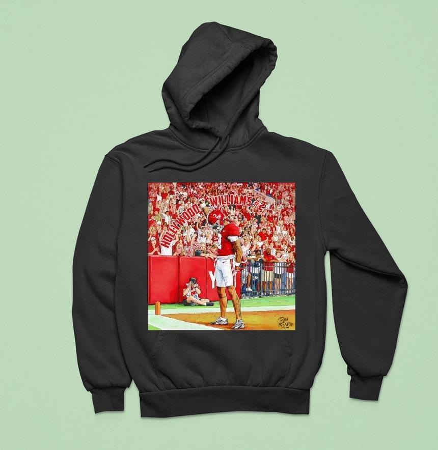Hollywood James Williams Alabama Crimson Tide Football Hoodie Hollywood James Williams Alabama Crimson Tide Football Hoodie
