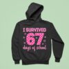 I Survived Days Of School Funny Teachers Students Hoodie