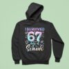 I Survived Days Of School Teacher Tie Dye Style Hoodie
