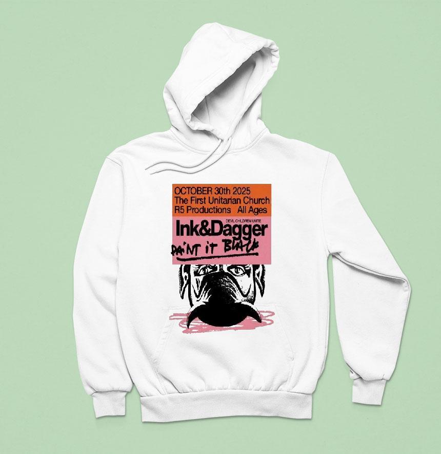 Ink Dagger Paint It Black Philadelphia Pa Event Hoodie Ink Dagger Paint It Black Philadelphia Pa Event Hoodie