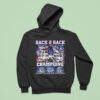 Los Angeles Dodgers World Series Champs Back Back Thank You For The Memories Signatures Hoodie