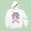 Love Whoever The Fck You Want Rainbow Hoodie