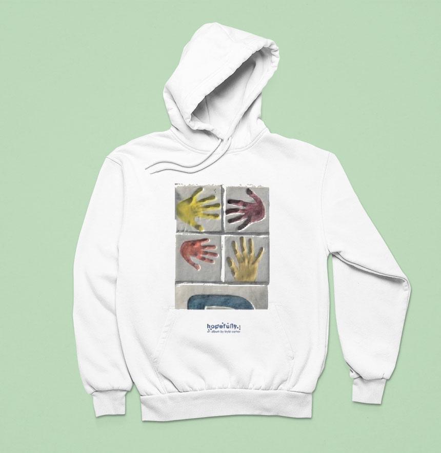Loyle Carner Hopefully Hands Hoodie Loyle Carner Hopefully Hands Hoodie