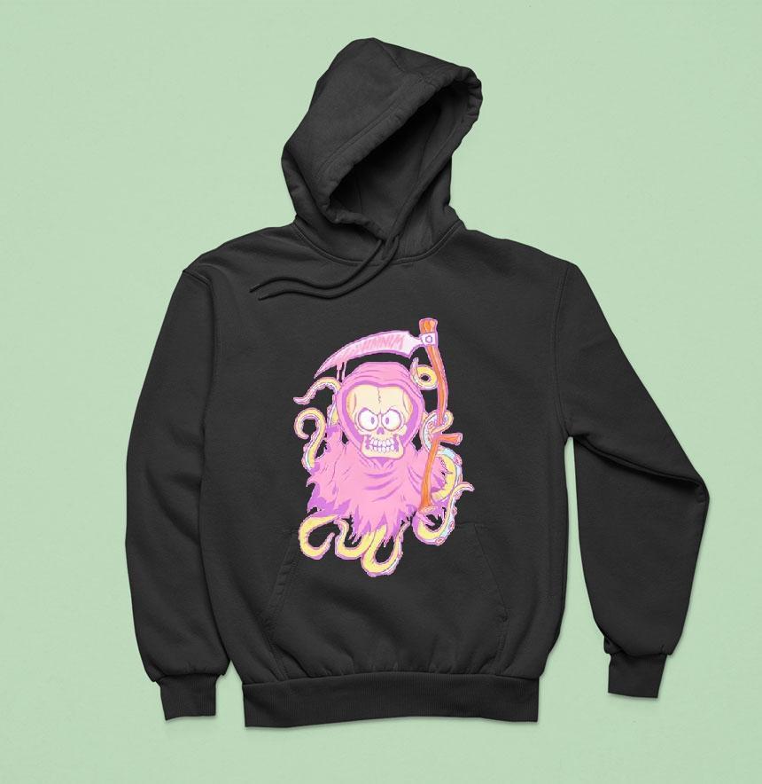 Mark Hoppus Hi My Name Is Mark Reaper Hoodie Mark Hoppus Hi My Name Is Mark Reaper Hoodie