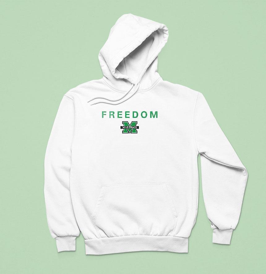 Marshall Thundering Herd X Marshall University X Freedom Logo Hoodie Marshall Thundering Herd X Marshall University X Freedom Logo Hoodie