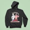 Michael Myers And Freddy Krueger I Love Gay Halloween Hoodie