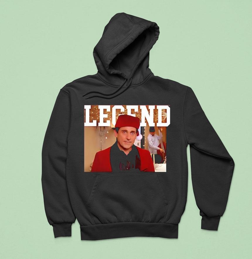 Michael Scott Legend The Office Christmas Hoodie Michael Scott Legend The Office Christmas Hoodie