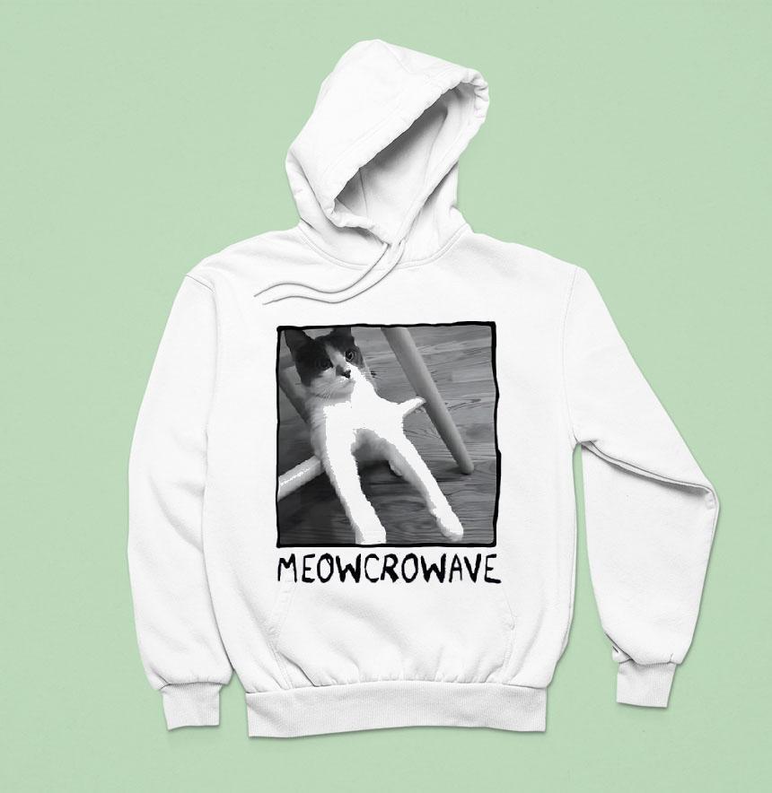 Microwave Meowcrowave Vintage Hoodie Microwave Meowcrowave Vintage Hoodie